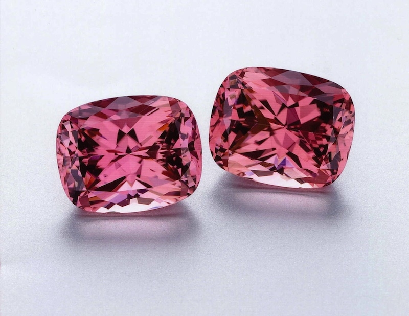 AGTA Cutting Edge Award winning pair of Pink Tourmaline Gems
